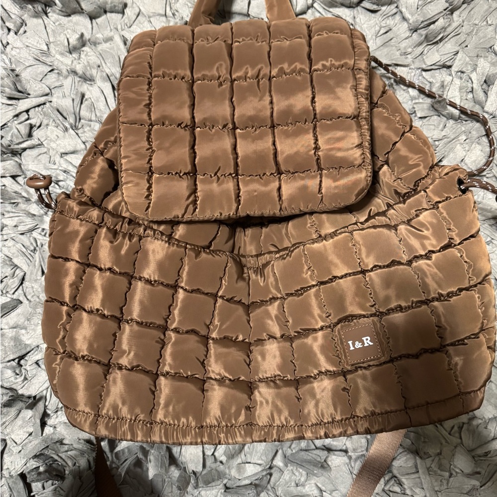 Iris & rainbow puff backpack & duffle